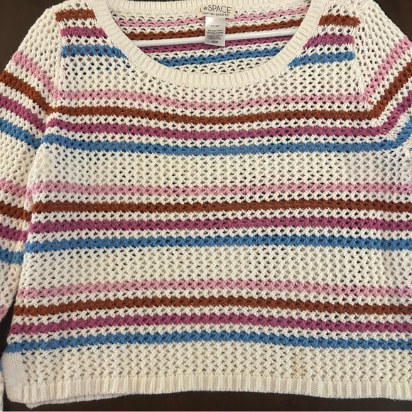 L Space On The Horizon Sweater in Sea Island Stripe Size Medium - Picture 10 of 14